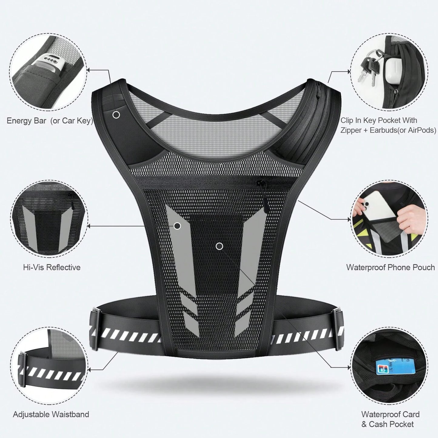 FlashFit - Safety-Reflective Running Vest